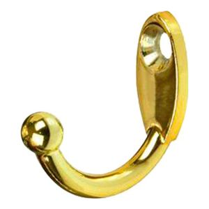 Cabide de Parede Simples Dourado Metropac