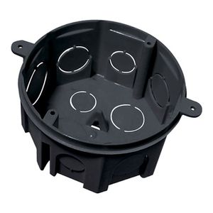 Caixa De Luz Octogonal Prolongavel Preta Metasul