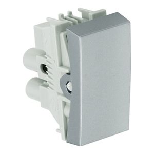 Módulo Interruptor Simples 10A 250V Alumínio Fosco Simon