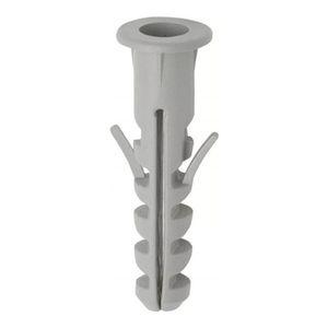 Bucha De Fixacao Com Anel 8mm Com 10 Peças Cinza Metropac