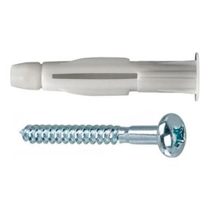 Bucha Com Parafuso De Cabeca De Panela Para Drywall 10mm Com 2 Peças Metropac