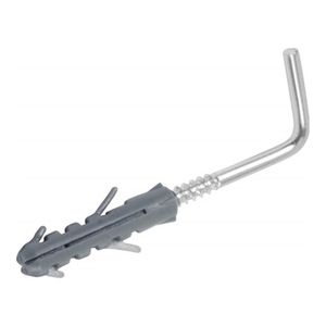 Bucha De Fixacao 8mm Com Escapula Com 15 Peças Cinza Metropac