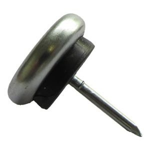 Deslizador Para Moveis Com Prego Grande Zincado 4 Pecas Metropac