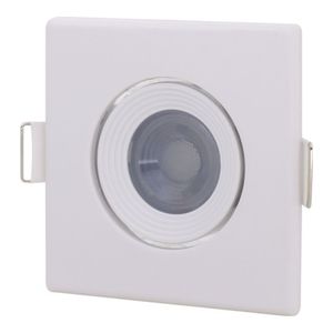 Spot Embutir Led Quadrada Mr11 3w 3000k Bivolt
