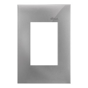 Placa  3 Md 4x2 Horiz.alumin.simon 35