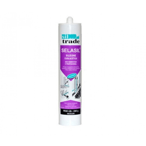 Silicone Acético Siltrade Branco 280g Siltrade