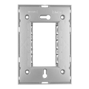 Suporte 3 Modulos 4x2 Aluminio Fosco Simon