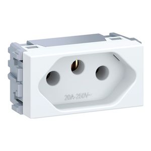 Modulo Tomada 2pt 20a/250v Esatta Branco Weg