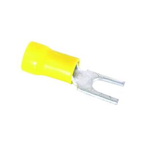 Terminal Forquilha 5, 3mm Amarelo 10 Peças A.santos