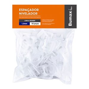 Espaçador Nivelador Grande 1mm 50 Peças