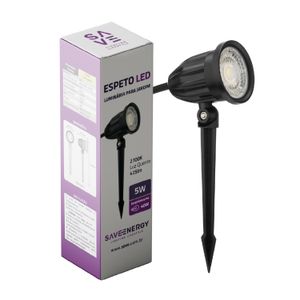 Espeto Jardim Led 5w 425lm Luz Amarela Save Energy