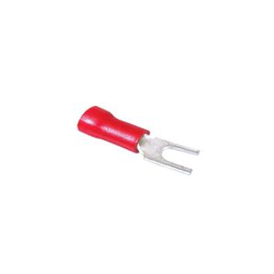 Terminal Forquilha 3, 7mm 10 Peças Vermelho A Santos