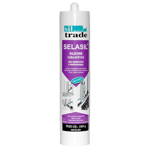Silicone Acético Siltrade Incolor 280g Siltrade
