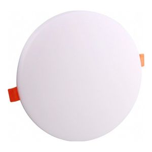 Luminária Painel Led De Embutir E Sobrepor Redondo 12w Autovolt Branco 3000k Taschibra