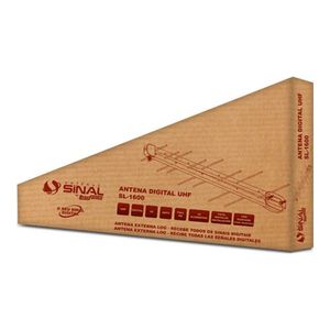 Antena Externa Digital Uhf E Hdtv Sl-1600 Cinza Brasforma