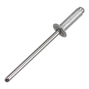 Rebite Em Aluminio Para Metal 4,8x19mm Com 10 Pecas Metropac