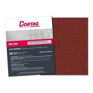Folha De Lixa Massa Ms230 150 Cortag