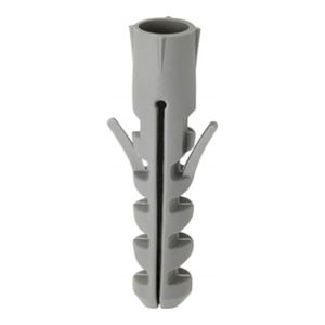 Bucha De Fixação 8mm Com 50 Peças Cinza Metropac