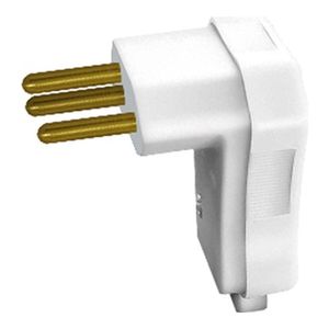 Plug Macho Gigante 2p/t 10a Branco Alumbra