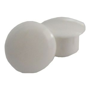 Tapa Furo Para Moveis 10mm 10 Peças Branco Metropac