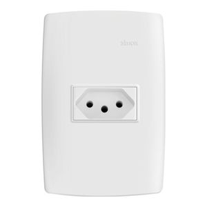 Tomada 4x2 2 Polos + Terra 20a 250v S30 Branco Simon