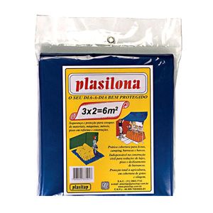 Lona Plastica Plasilona Azul 3x2m Plasitap
