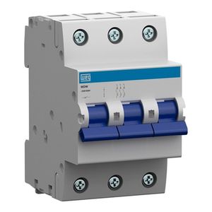 Minidisjuntor Termomagnético MDW Din Curva C 10a 3p Weg