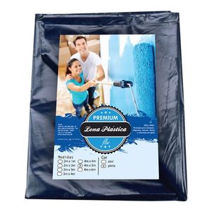 Lona Plastica Preta Premim 4x5m Pilar