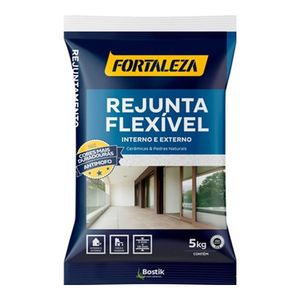 Rejunte Flexível de Base Cimentícia Chocolate 5kg Fortaleza