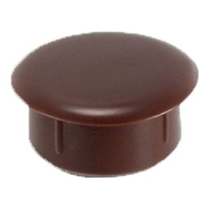 Tapa Furo Para Moveis 10mm 10 Peças Marrom Metropac