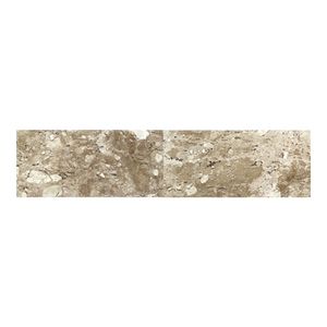 Soleira Em Mármore Polido Borda Reta Travertino 92x14cm Villas Deccor