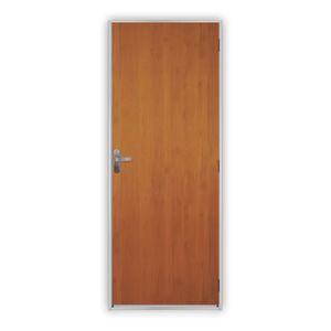 Kit Porta Lisa de Amadeirado Direita 215x85cm Mogno - MGM