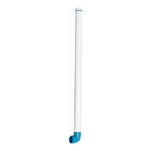 Tubo De Descida Para Válvula De Descarga Com Joelho Azul Tvdv Astra