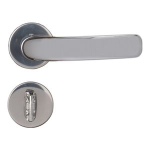 Fechadura para Banheiro com Roseta Redonda Galaxy Cromada Alianca
