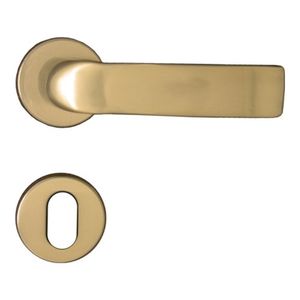 Fechadura Interna Roseta Redonda Home Bronze Latonado Alianca