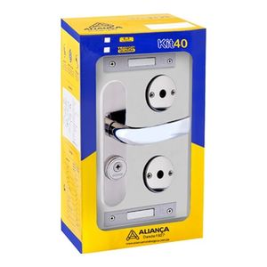Fechadura Externa Trio Home Tetra 4170Z-T Cromada Alianca