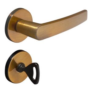 Fechadura para Banheiro com Roseta Concept Bronze Oxidado Pado