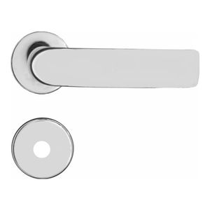 Fechadura para Banheiro Roseta Redonda Home Cromada