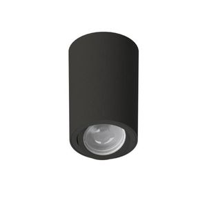 Plafon Tower Redondo Face Plana 12w Bivolt Preto Save Energy