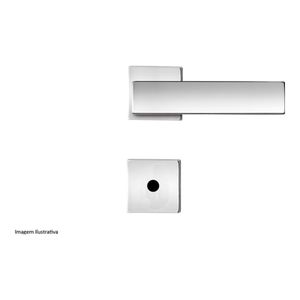 Fechadura para Banheiro Roseta Quadrada Papaiz