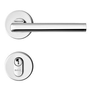 Fechadura Externa Inox com Roseta Papaiz