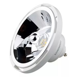 Lampada Led Ar111 12w 2700k Gu10 Bivolt Amarela Save Energy