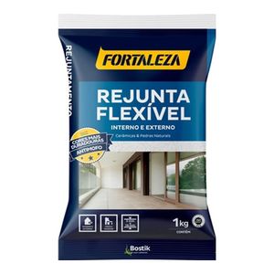 Rejunte Flexível De Base Cimentícia Creme 1Kg Fortaleza