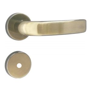 Fechadura para Banheiro Roseta Redonda Galaxy Bronze Latonado