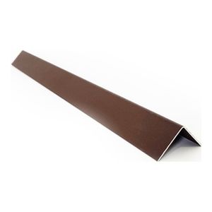 Cantoneira Rodapé Lr-009-Cte Em L De Alumínio 3/4 Corten Com 3 Metros Decal