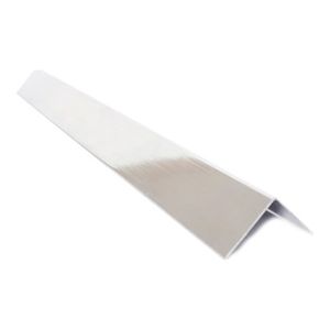 Cantoneira Rodapé Lr-009-Ap Em L De Alumínio 3/4 Polido Com 3 Metros Decal