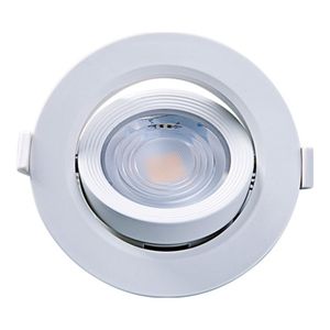 Spot LED de Embutir Redondo Alltop 7w Autovolt 3000k Luz Amarela