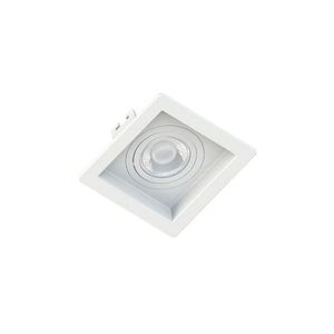 Spot Embutir Quadrado Gu10 Bivolt Branco