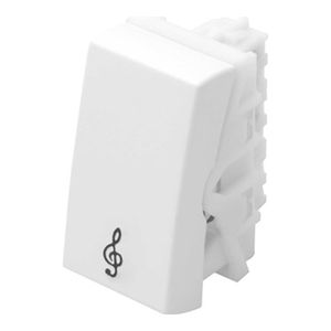 Pulsador de Campainha 16A/250V Evidence Branco