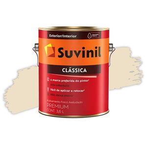 Tinta Clássica Aveludado Areia Fosco 3,6L Suvinil